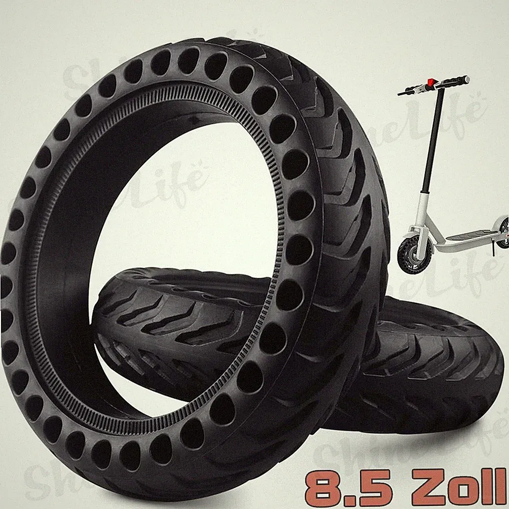 1/2x E Scooter Reifen, 8,5 Zoll Vollgummireifen, 50/75-6.1 für Xiaomi Pro 2 M365