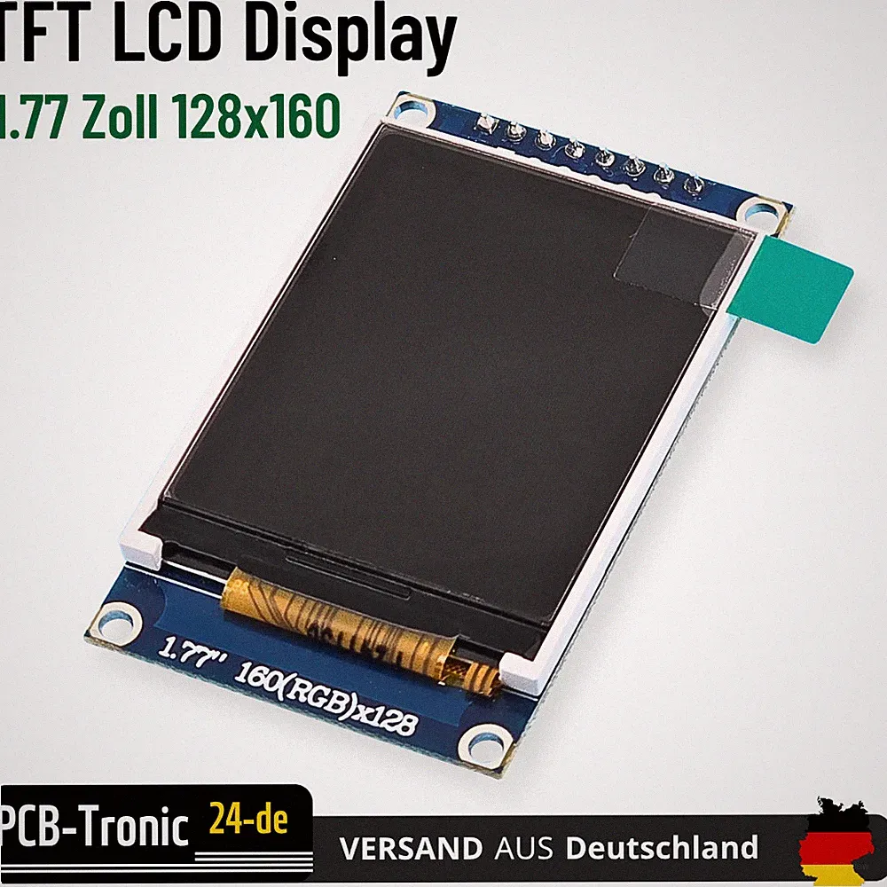 1,77 Zoll SPI TFT LCD Display 128x160 ST7735 Modul für Arduino Raspberry Pi DIY