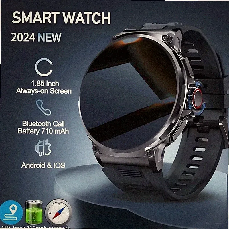 1.85-Zoll Luxus Smartwatch Sport Watch 710mAH für Samsung, Xiaomi