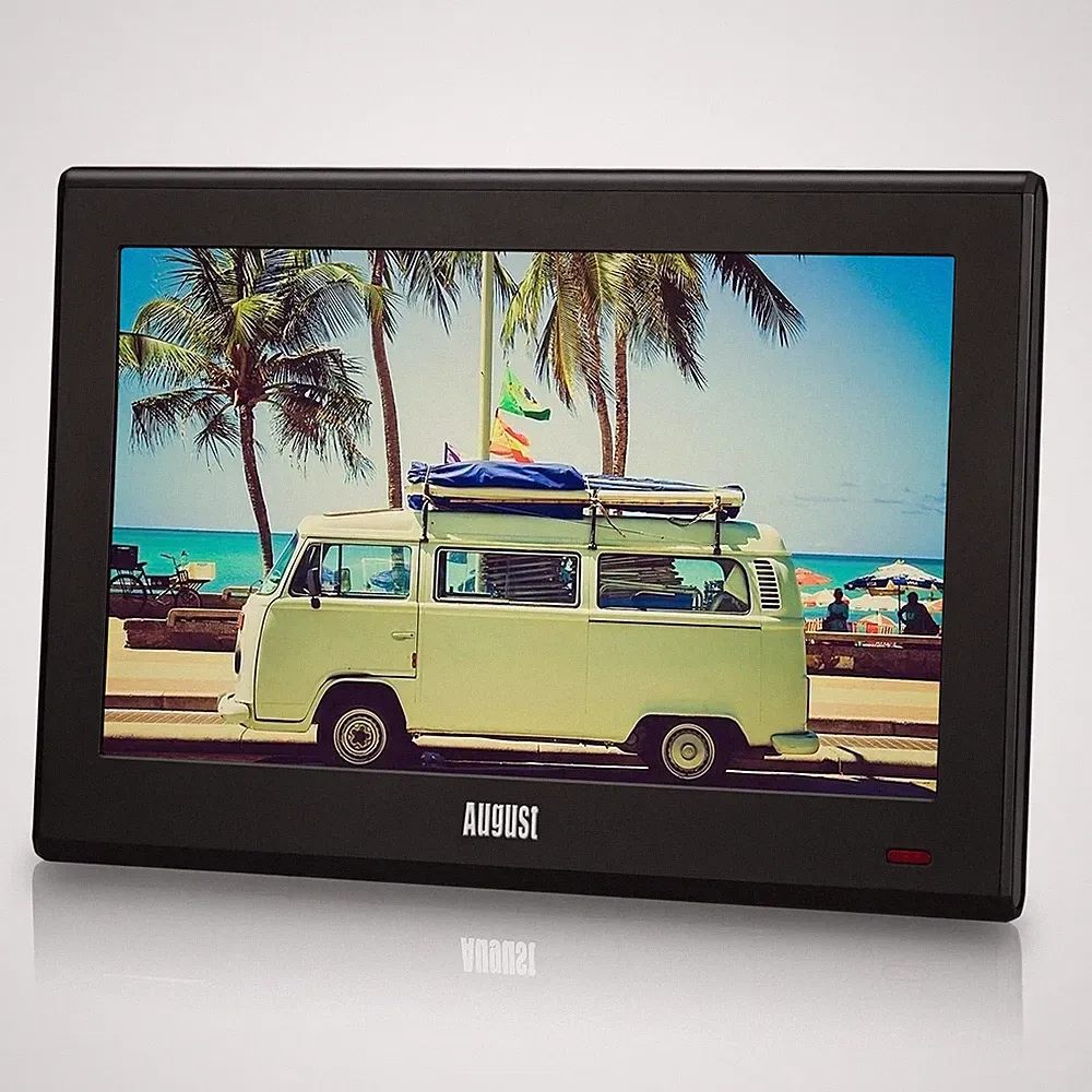 10" Tragbar HD TV DVB-T2 MPEG4 H.265/HEVC LCD Fernseher - August DA100D