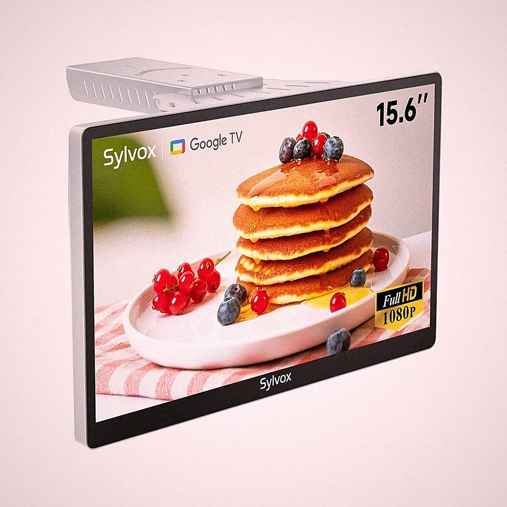 15.6 "Smart Unterbau Fernseher für die Küche Google TV 12V Kleiner Fernseher