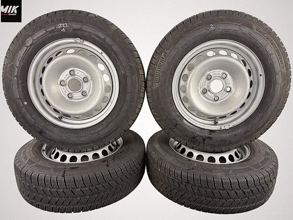 16 Zoll ORIGINAL VW Crafter WINTERRÄDER 2N0601027/H 205/75 DOT2019
