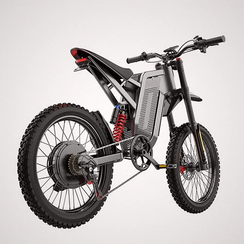 19Zoll Peak 6000W Dirt Elektrofahrrad 60V 30Ah E-Mountainbike EBike 75KM/H