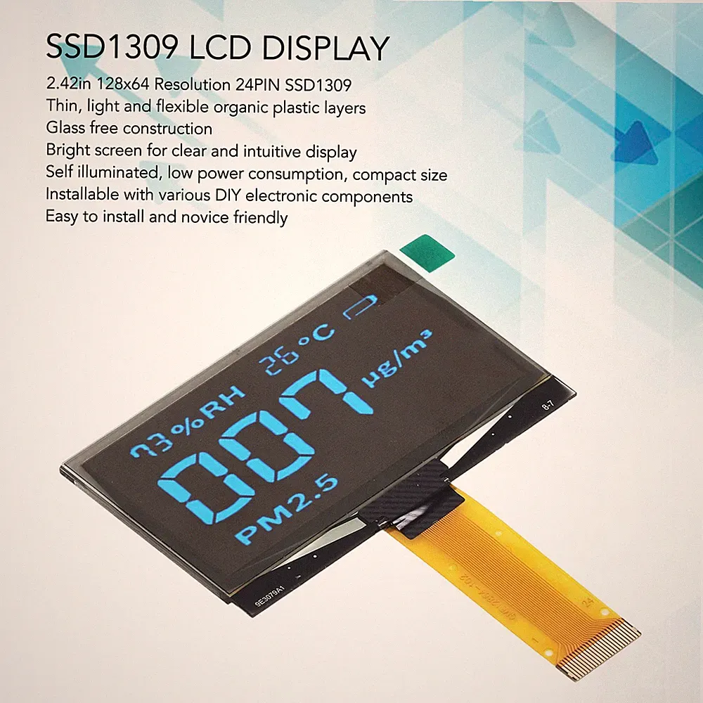 2 42 Zoll OLED Display 128x64 SSD1309 Blau 24PIN MRC164A-2