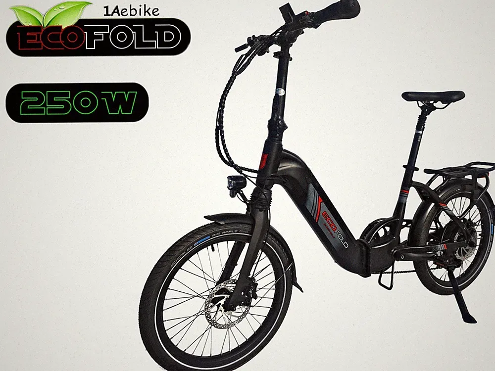 20 Zoll ECOFOLD BFH400N Tiefeinstieg Ebike Falt-Klapprad Bafang Heckmotor 250 W