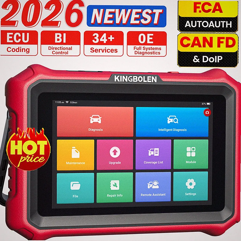 2026 KINGBOLEN K8 Elite Profi KFZ OBD2 Diagnosegerät ALLE System ECU Coding DE