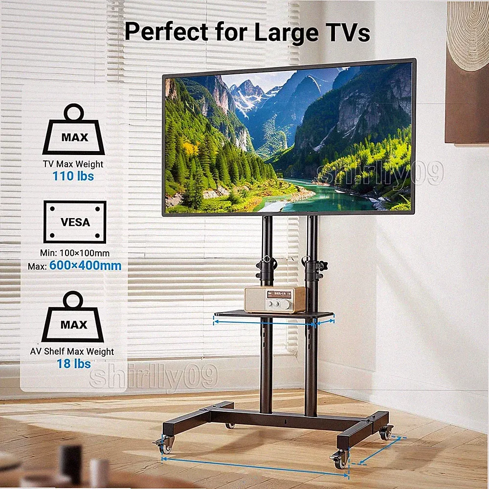 standfuß fernseher mit rollen