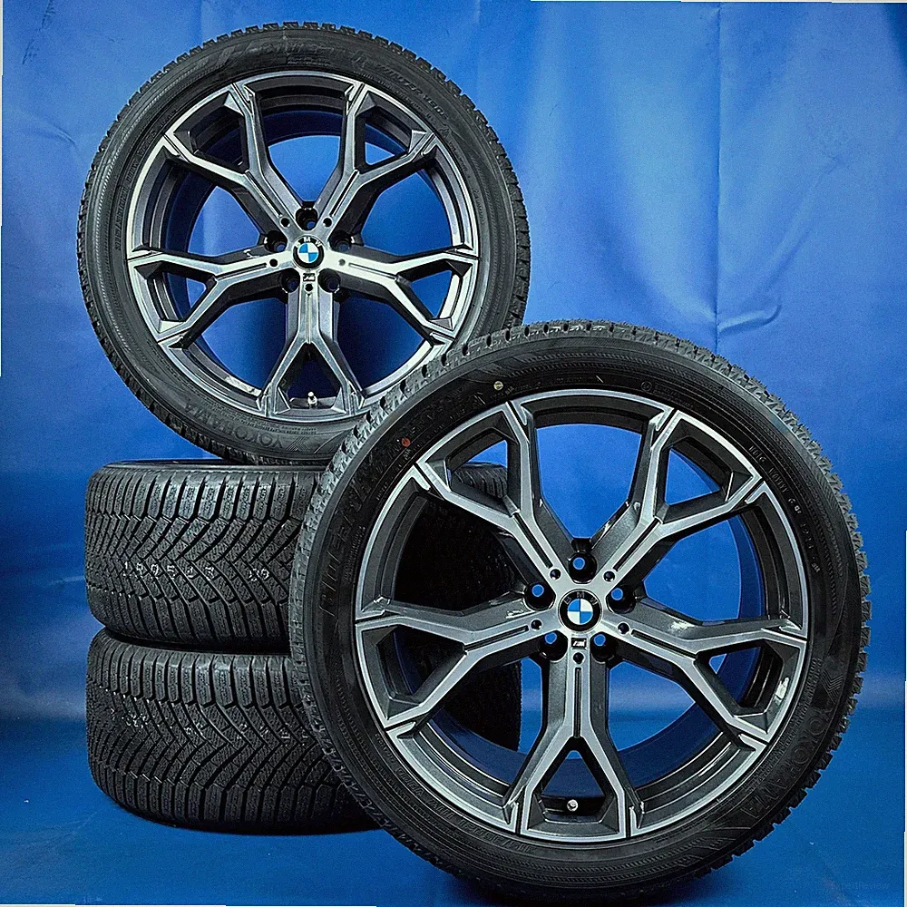21 Zoll BMW X5 G05 X6 G06 Y-Speiche M741 Winterräder 8071998 8071999 Original