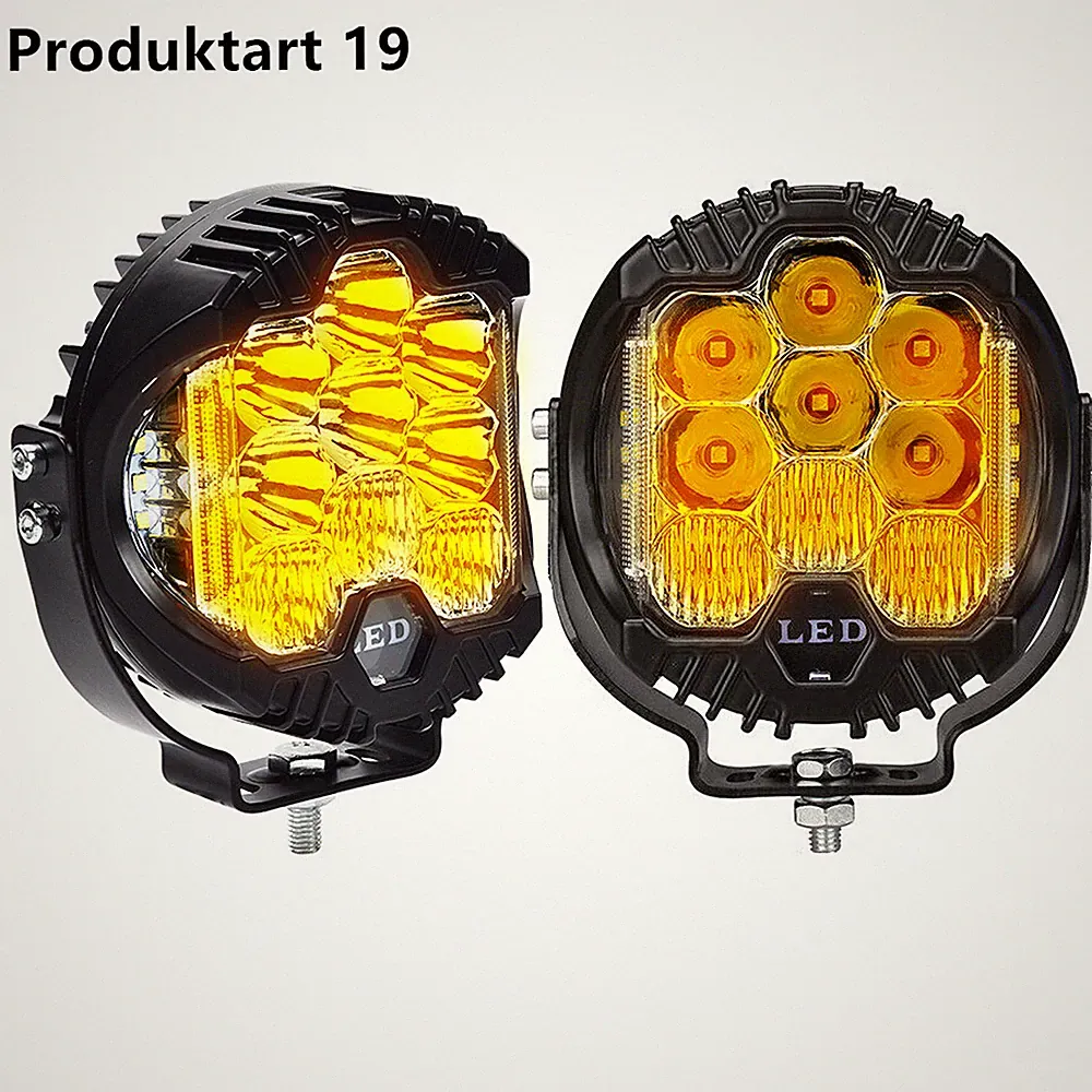 2X LED Arbeitsscheinwerfer Flutlichtstrahler 12V-24V IP67 Auto-Scheinwerfer