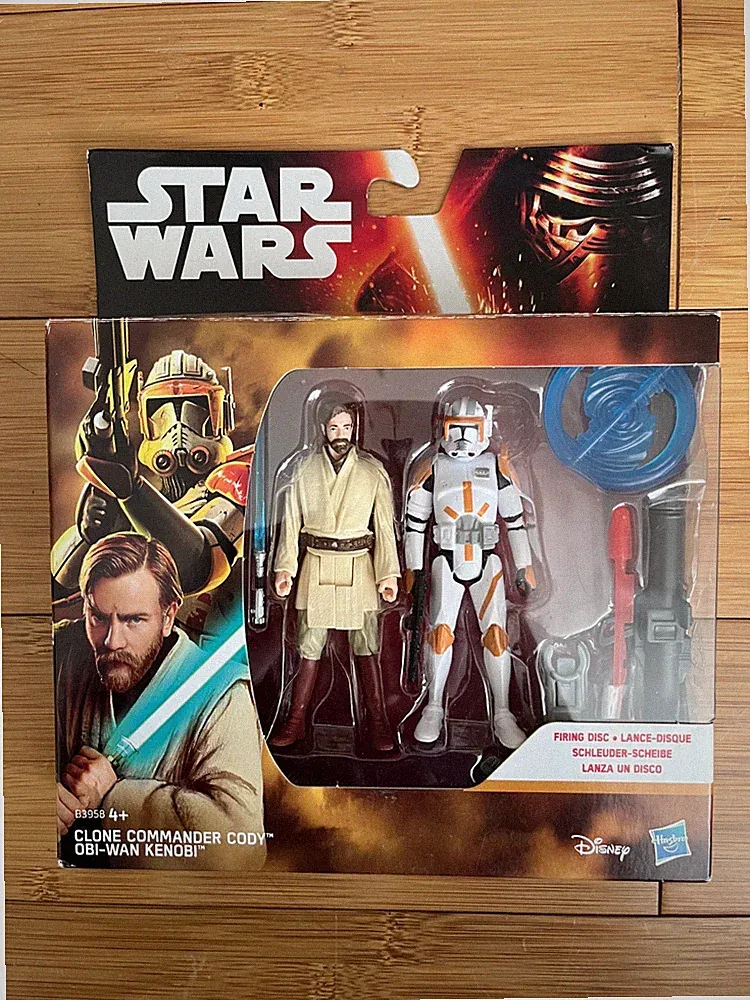 3.75 Star Wars The Force Awakens ROTS Obi-Wan Kenobi Clone Commander Cody Figur