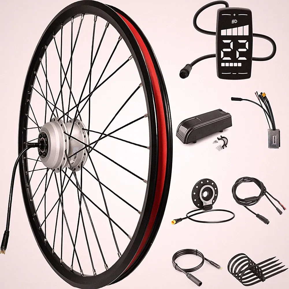 36V 250W E-Bike Umbausatz 26 27,5 28 29 Zoll 700C Vorder Hinterrad EBike Kits