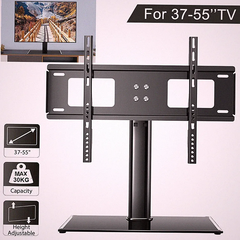 37-55 Zoll TV Ständer Fernseher Standfuß Universal Höhenverstellbar Halterung DE