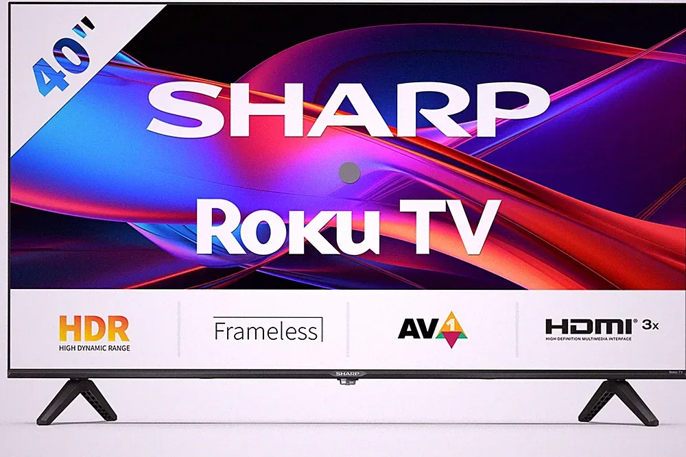 40 Zoll Fernseher (101 cm) Full HD Roku TV – HDR10, USB, WLAN - SHARP 40GD2225E