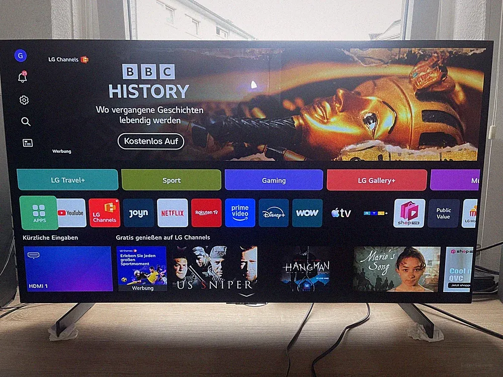 42" LG 4K OLED EVO TV C2 - Cinema HDR mit Dolby Vision IQ, HDR10 Pro und HLG
