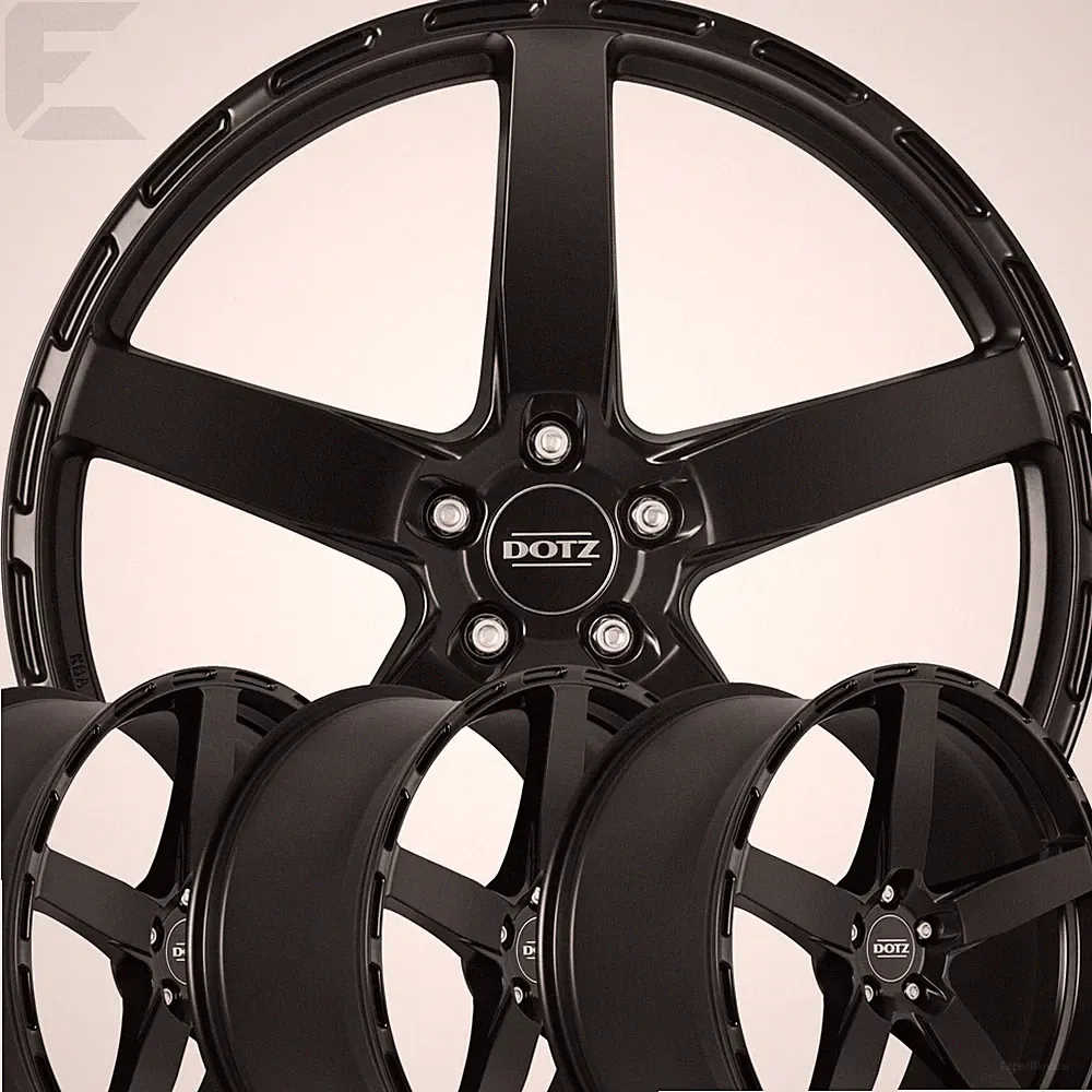 4x 19 Zoll Dotz MarinaBay black Alufelgen für Tesla Model
