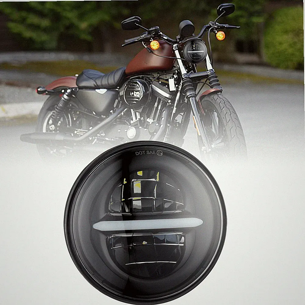 5.75 zoll LED Motorrad Scheinwerfer Projector für Harley Sportster XL 883 1200