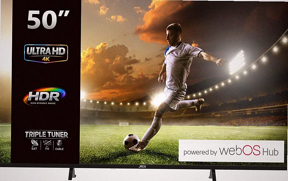 50" (50 Zoll/126 cm) UHD Smart TV/Fernseher JTCS50U39501FLW, webOS Hub
