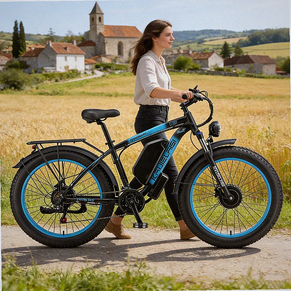 56km/h E Bike Mountainbike 26 Zoll Elektrofahrrad 2000W Doppelmotoren 23Ah 21-G