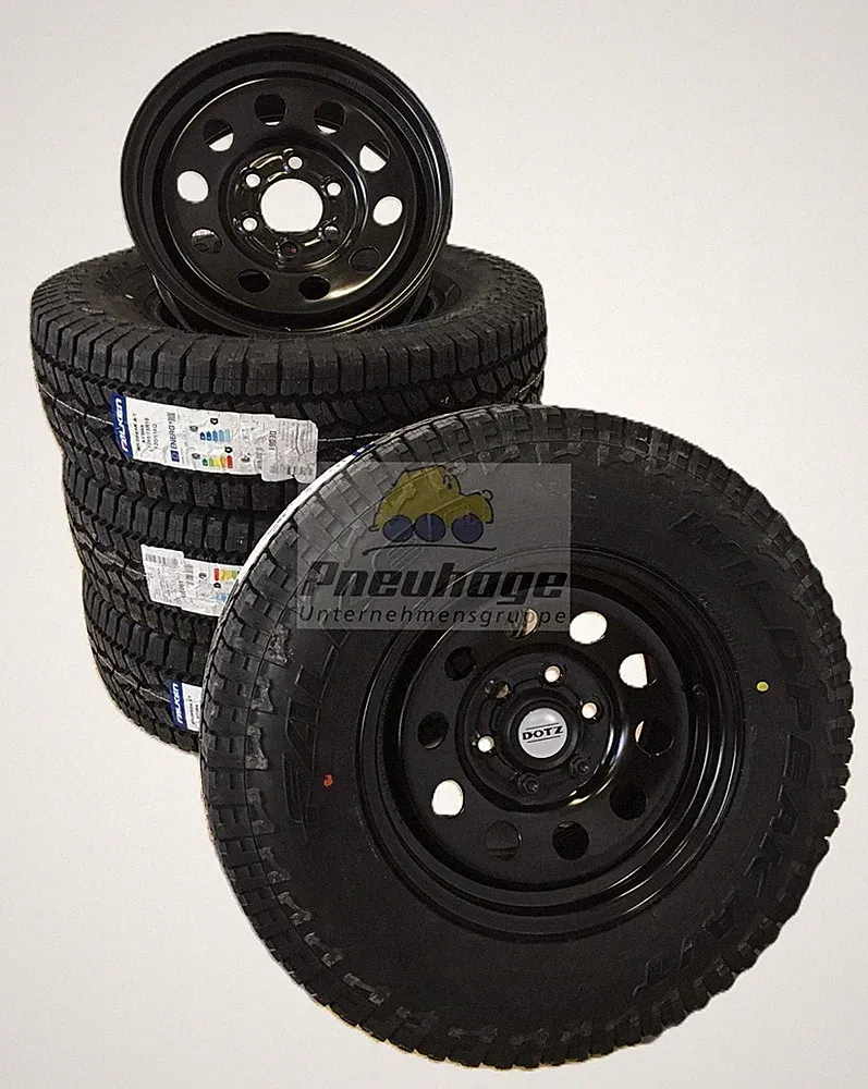 5x Mercedes Sprinter 4x4 W907 16" Zoll Räder Offroad DOTZ 8x16 Falken AT-3 ✅