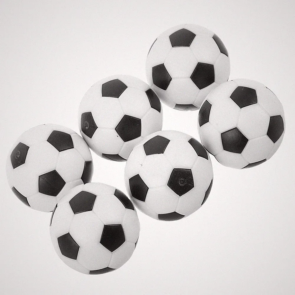 6 Tischfußballbälle – Ersatzbälle 28 mm / 1,1 Zoll für Tischfußballspiele