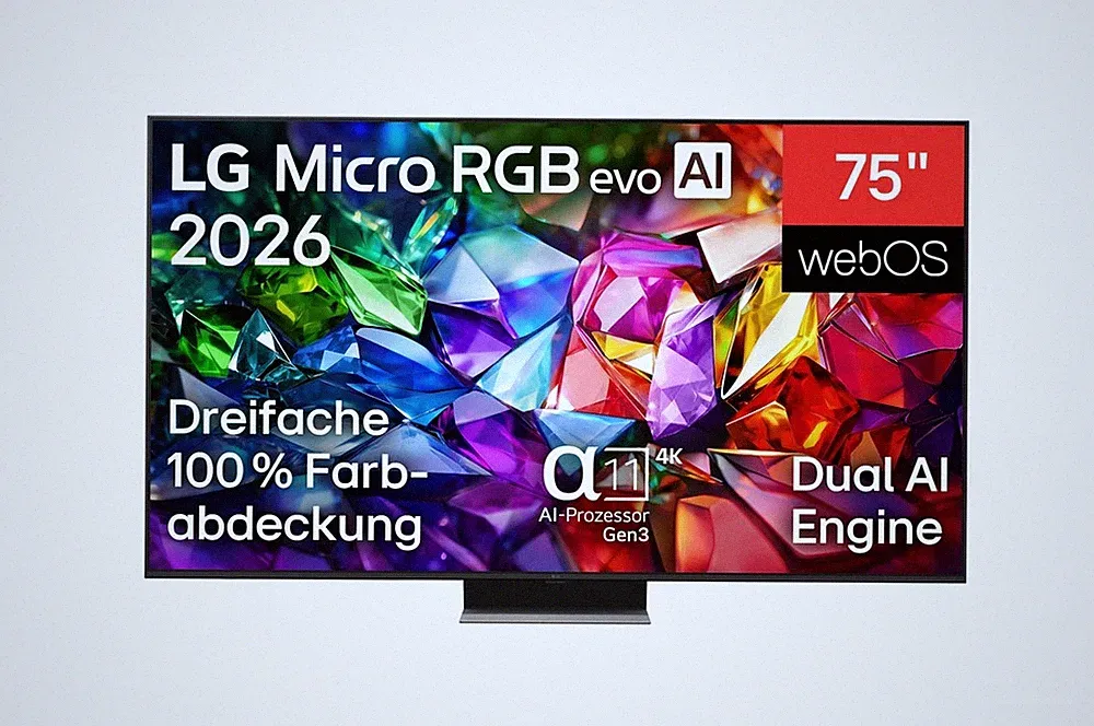 75 Zoll LG Micro RGB evo AI MRGB96 4K Smart TV 2026