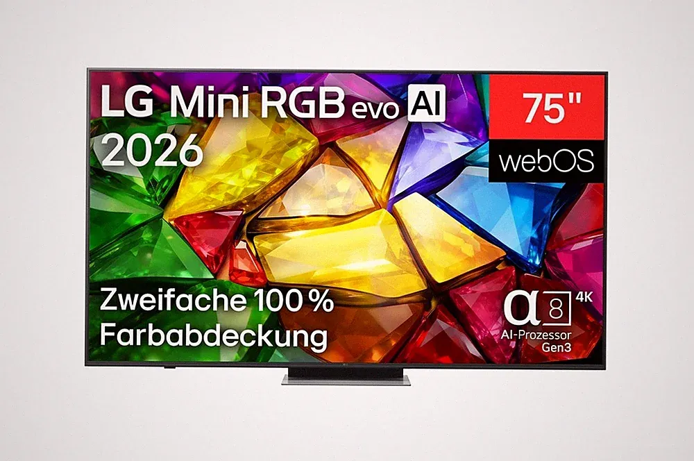 75 Zoll LG Mini RGB evo AI MRGB87B 4K Smart TV 2026