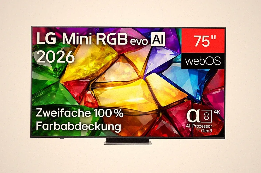75 Zoll LG Mini RGB evo AI MRGB87B 4K Smart TV 2026