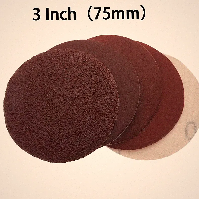 75mm Schleifscheiben Rot Schleifblätter 3 Zoll Schleifpapier P40-2000 Schleifen