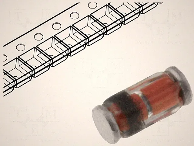 75V Rolle 7 Zoll SMD 0,5W MiniMELF,SOD80 Diode: Zener