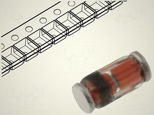 75V Rolle 7 Zoll SMD 0,5W MiniMELF,SOD80 Diode: Zener