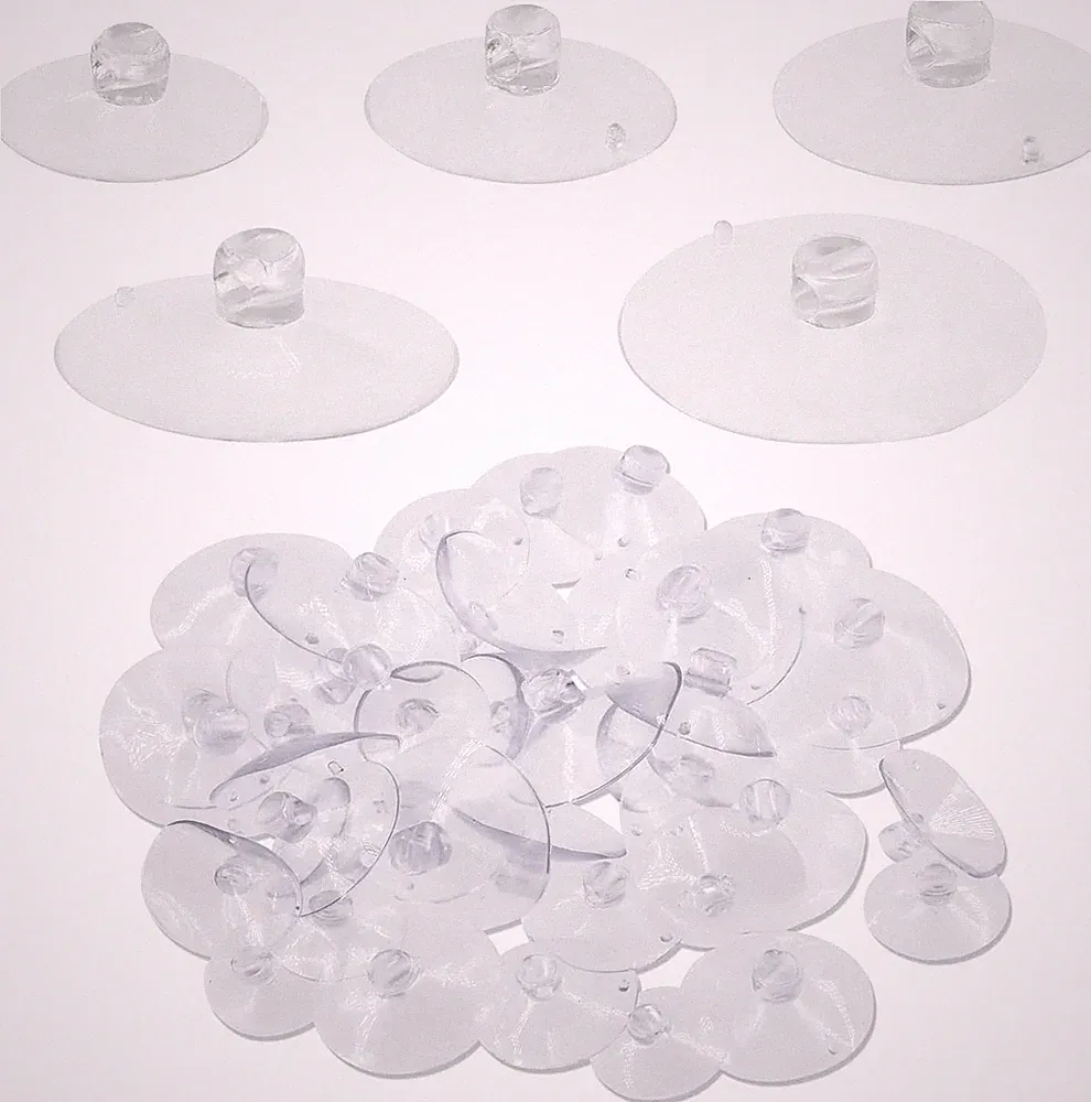 80 Packungen 5 Größen 1 Zoll 65 Zoll 75 Zoll 85 Zoll 95 Zoll Transparente Saugnä