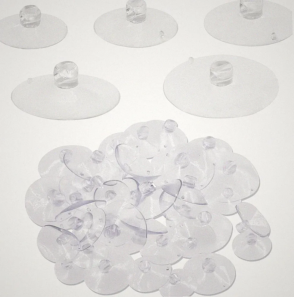 80 Packungen 5 Größen 1 Zoll 65 Zoll 75 Zoll 85 Zoll 95 Zoll Transparente Saugnä