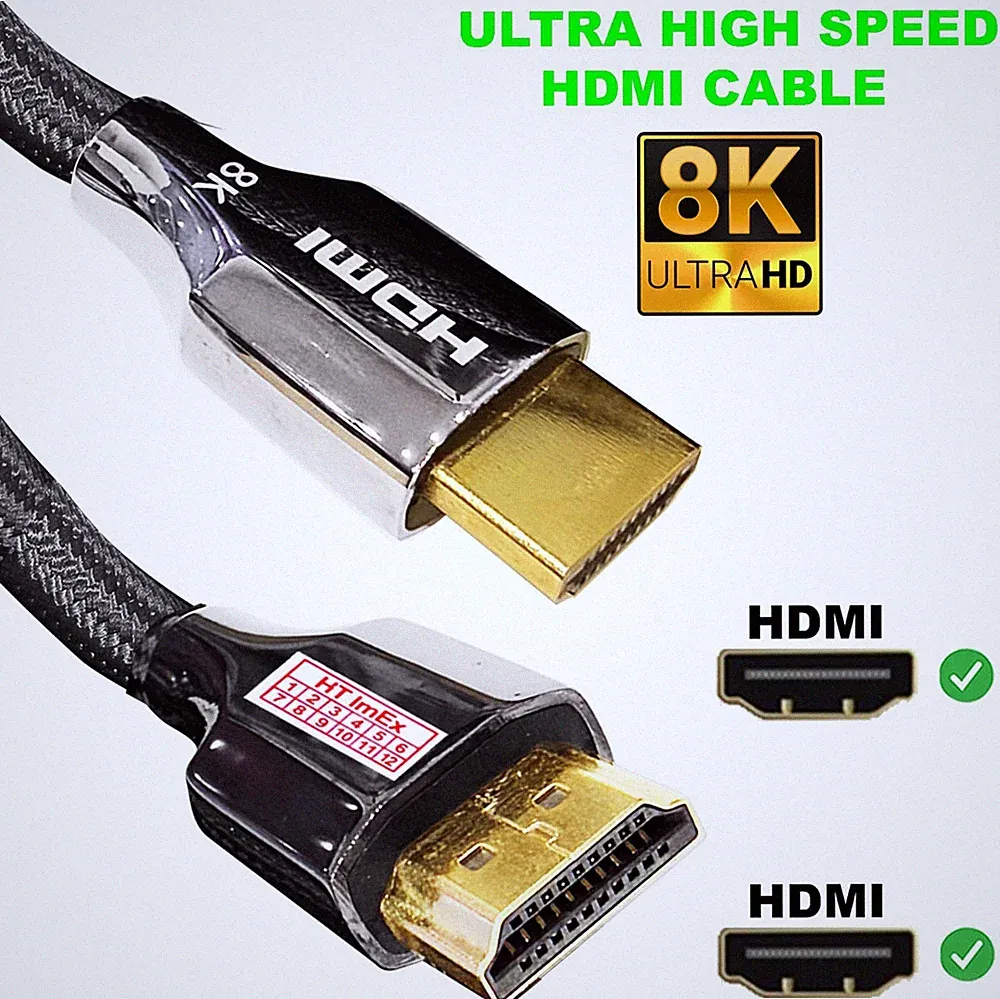 8K HDMI HDR eARC kabel 2.1 für SAMSUNG GQ55Q70D QLED SMART TV UHD 4K 55 Zoll