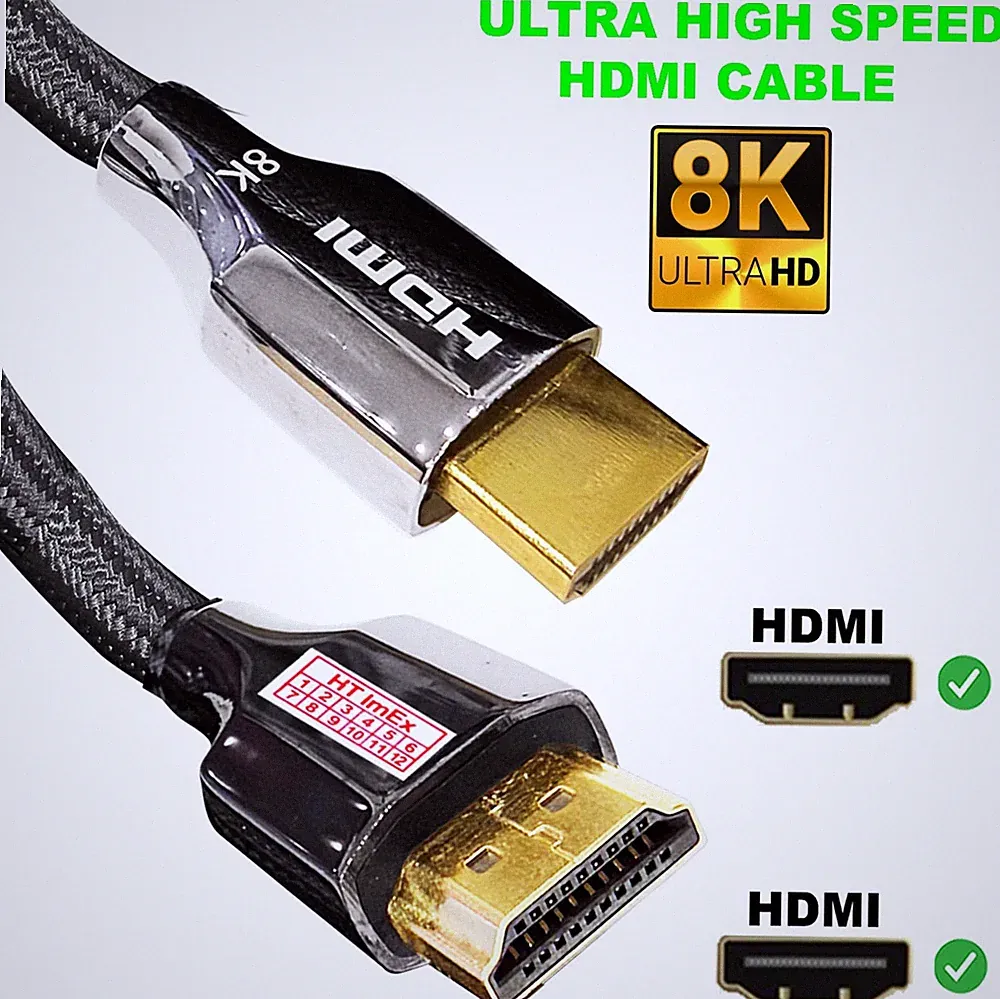 8K HDMI HDR eARC nylon kabel 2.1 für SAMSUNG GQ65S90CAT OLED SMART TV 4K 65 Zoll