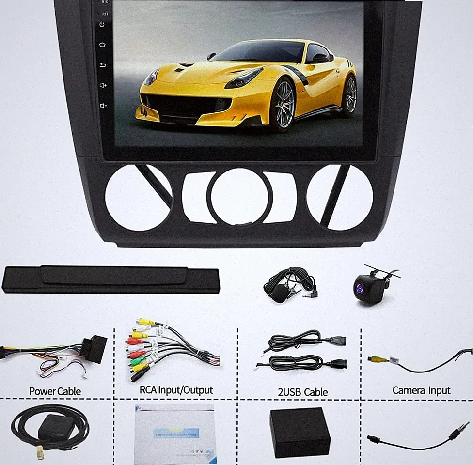 9 zoll CarPlay Android Autoradio Navi Für BMW 1er E81 E82 E87 E88 2004-2011 64G