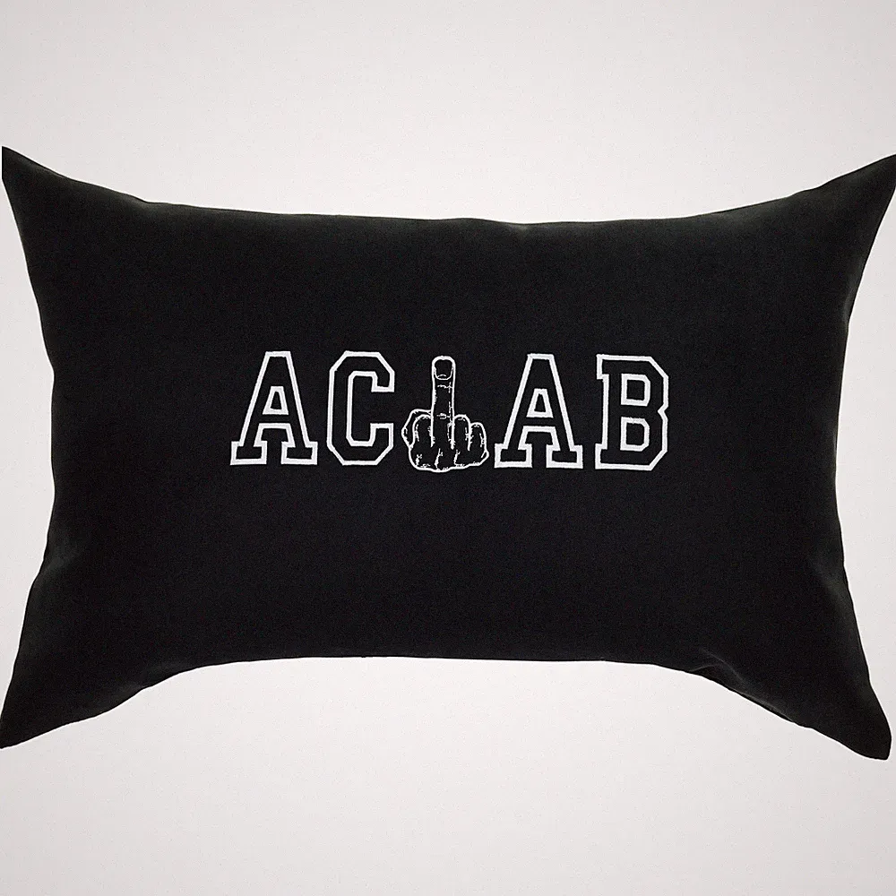 ACAB Kissen 40x60cm All cops are Bastards, Fussball Fan, Ultras, Biker, schwarz
