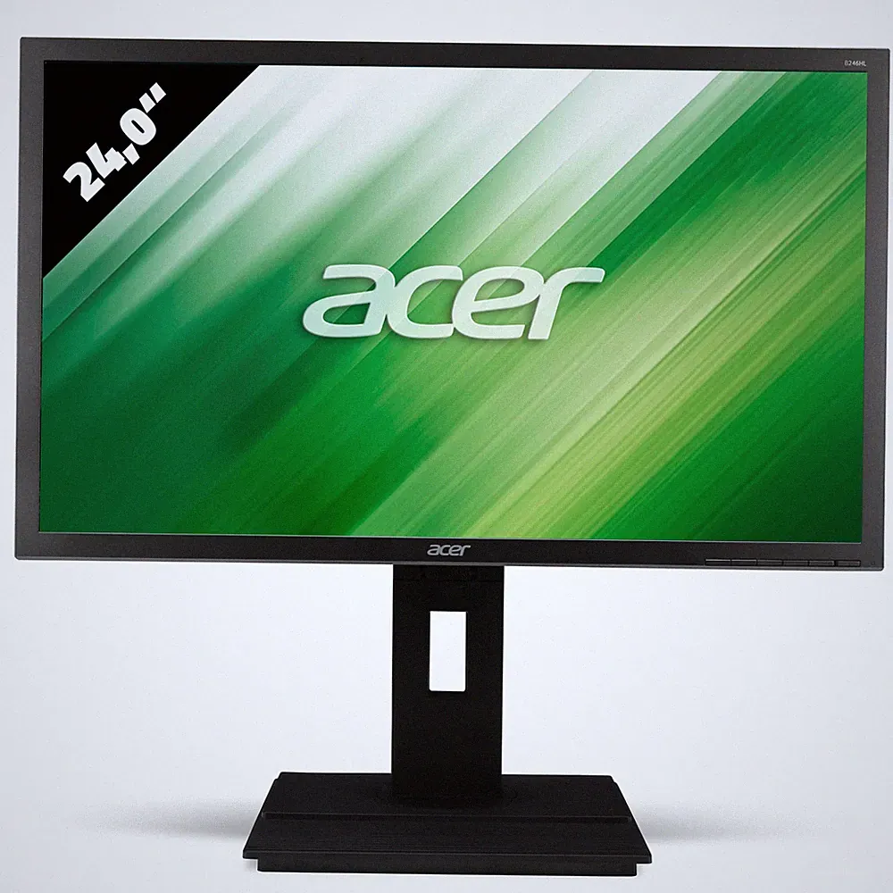 Acer B246HLymdr 24 Zoll Monitor 1920x1080 FHD TN 5ms Schwarz Bildschirm