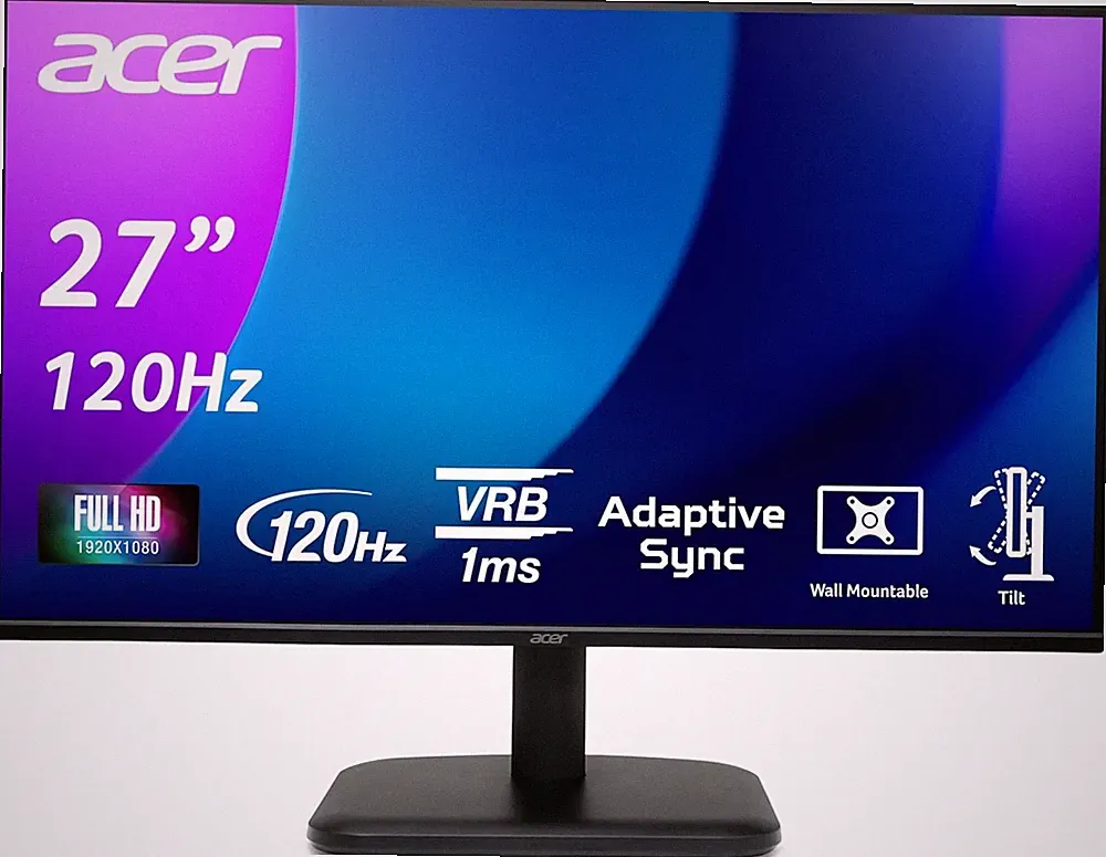 Acer EK271 G Monitor 27 Zoll (69 cm Bildschirm) Full HD, IPS, 120Hz HDMI, 75Hz