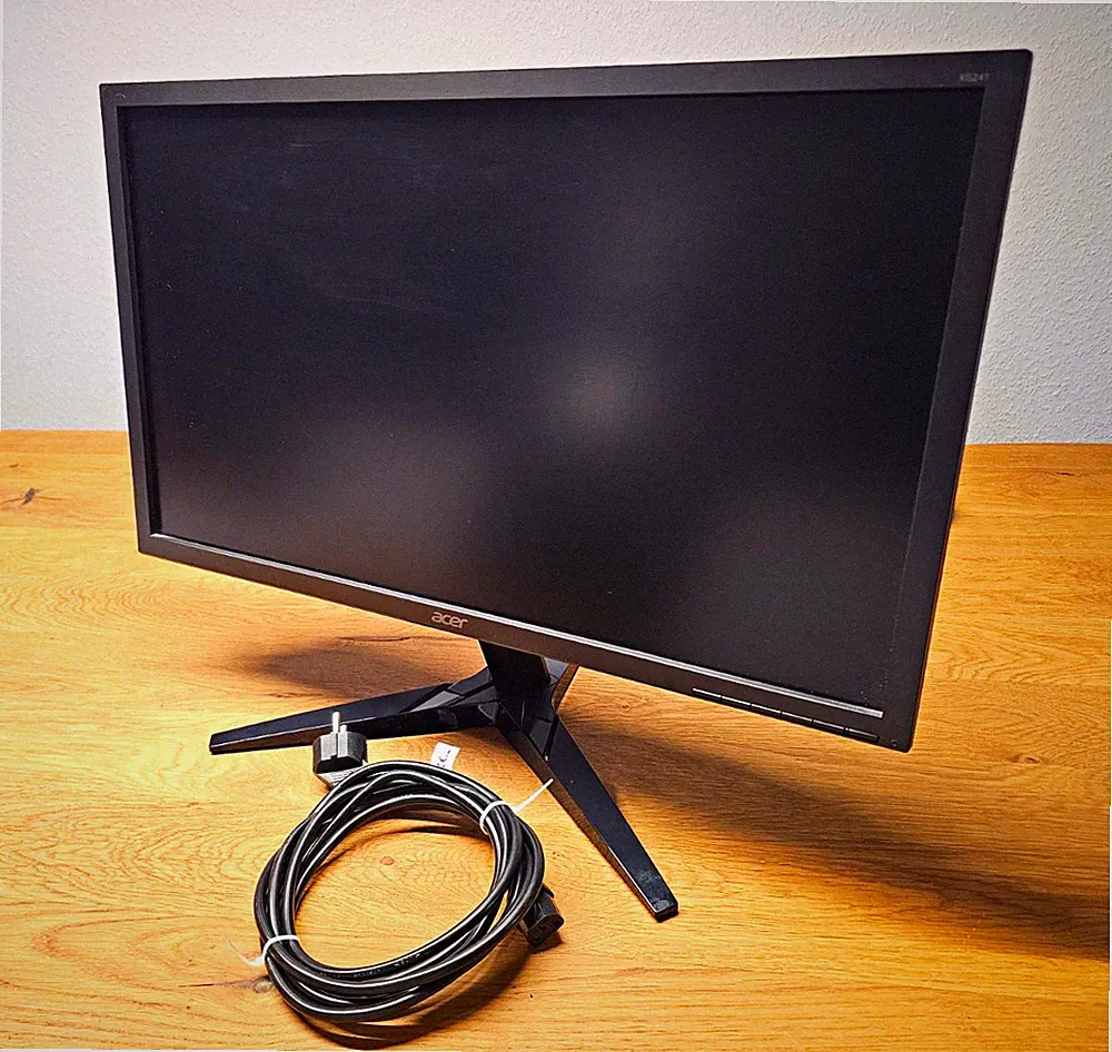 Acer KG1 KG241 24 Zoll Monitor LED Backlight, Schwarz (UM.FX1EE.010)
