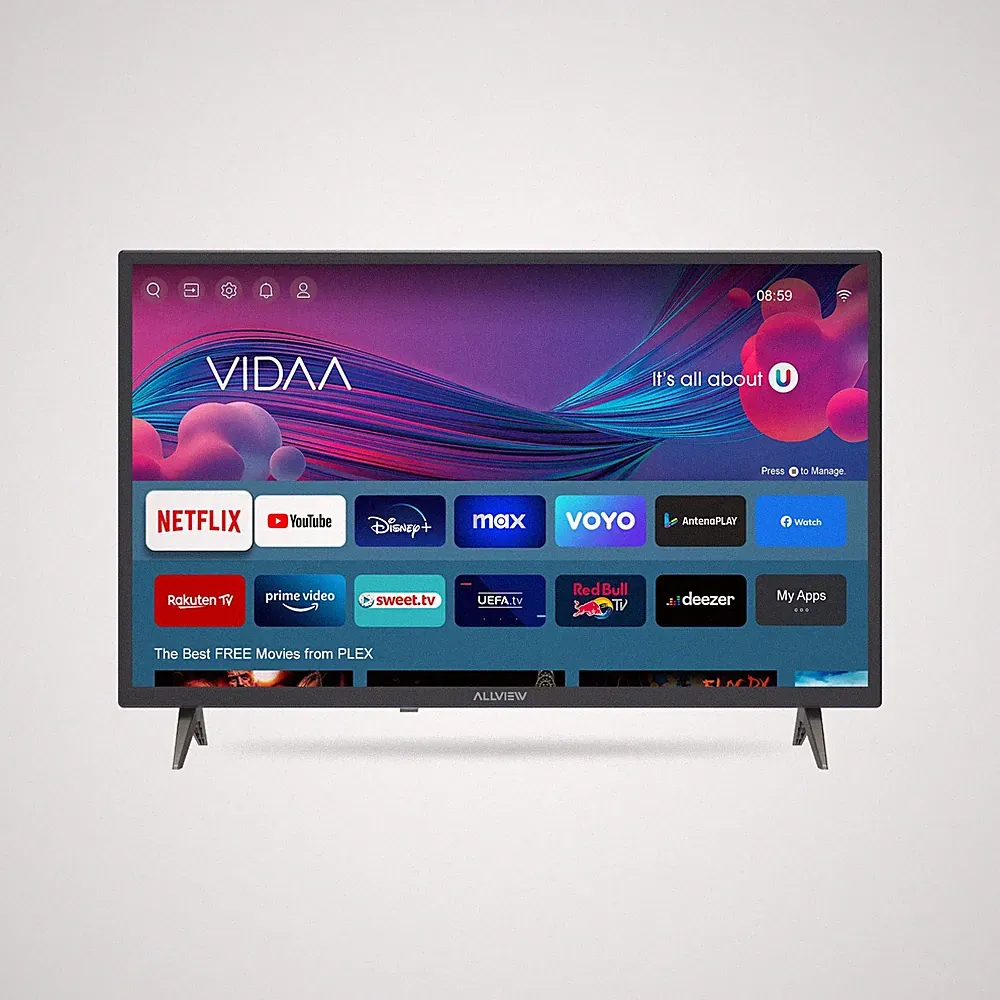 Allview 32iPlay6000-H 32″ HD-Ready Smart-TV LED Fernseher rahmenlos VIDAA OS