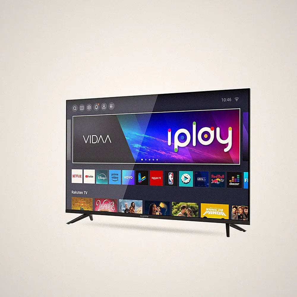 Allview 43iPlay6200-U 43″ QLED 4K Smart-TV | LED Fernseher rahmenlos | VIDAA OS