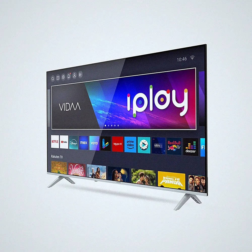 Allview 55iPlay6300-U 55″ 4K QLED Smart-TV LED Fernseher rahmenlos VIDAA OS WLAN