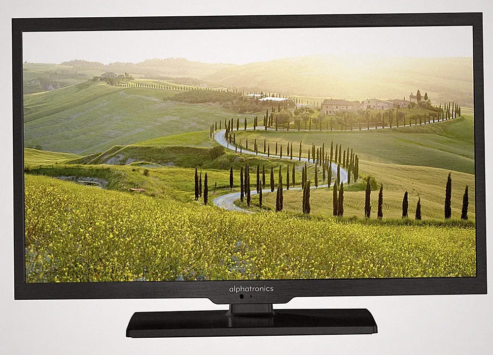 Alphatronics SL-24 DS sp mit Triple Tuner & DVD Player für 12/230V Caravan WoMo