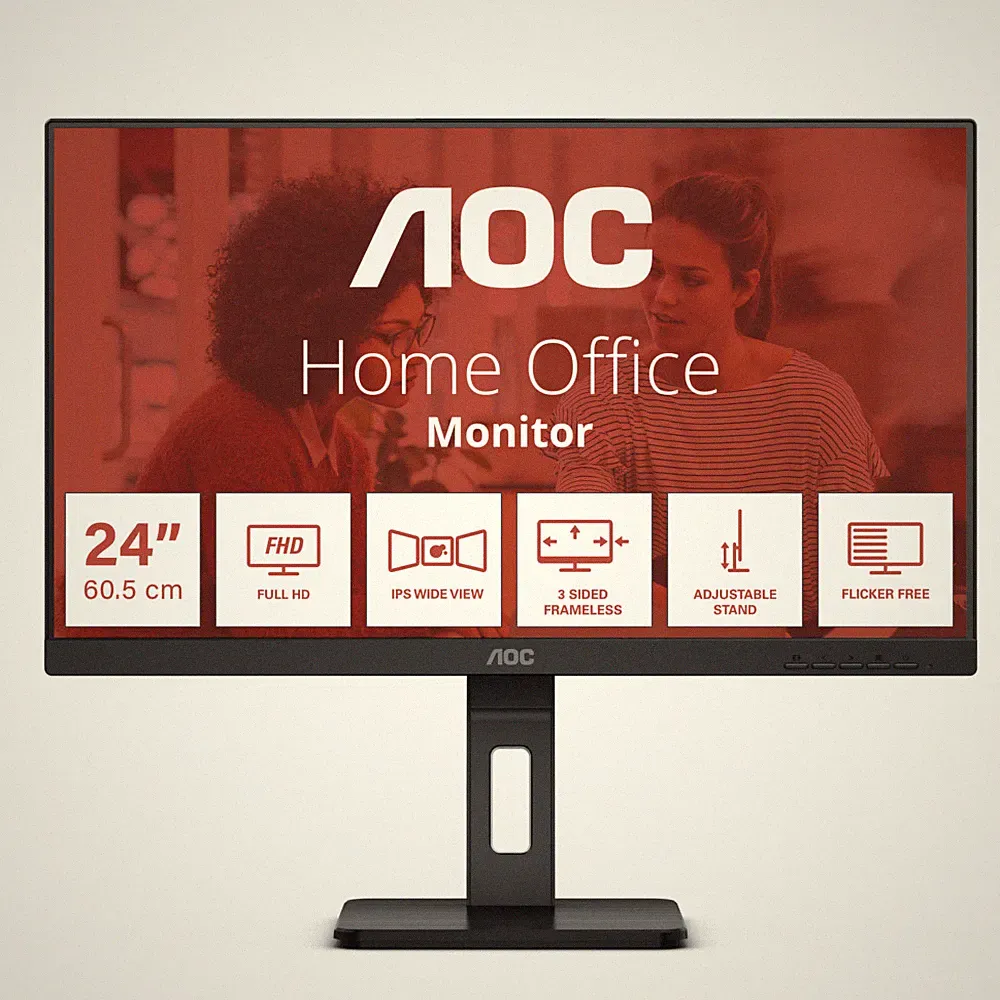 AOC 24E3QAF 24 Zoll Full HD IPS Panel 16:9 75 Hz Monitor