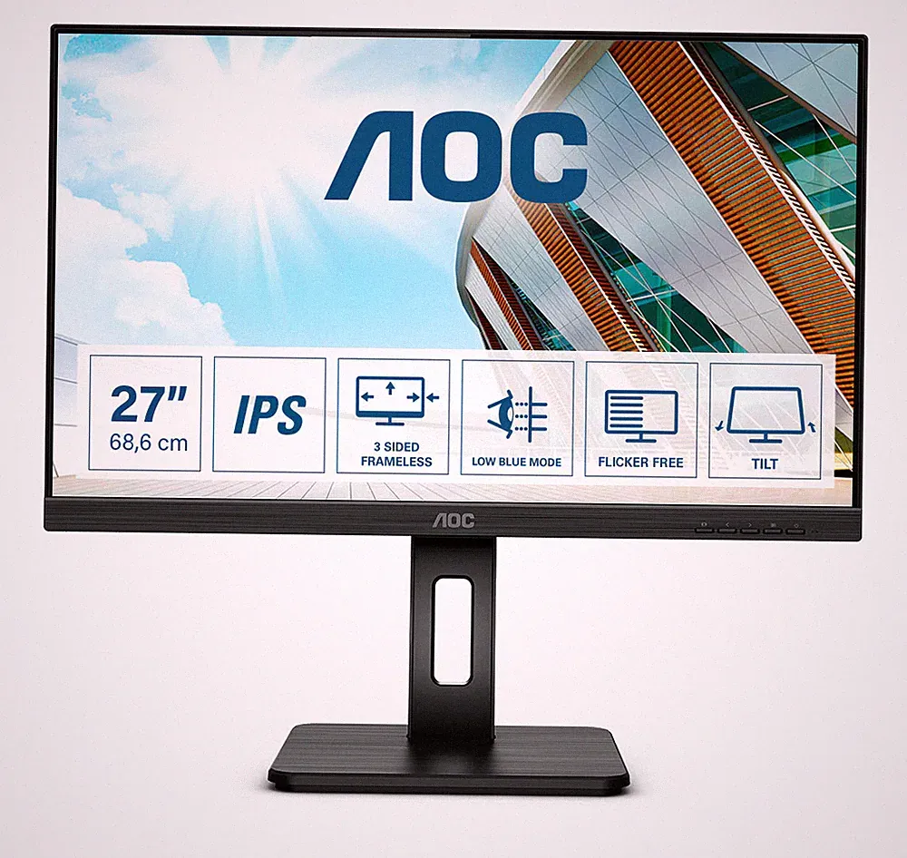 AOC 27P2Q 27 Zoll Full HD IPS Panel 16:9 75 Hz Monitor