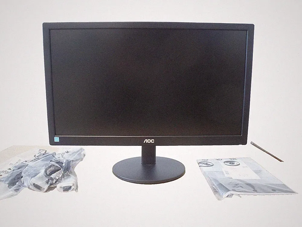 AOC E2070SWN LED Monitor 49,5 cm (19,5 Zoll) – 1600x900 HD+ Bildschirm Schwarz