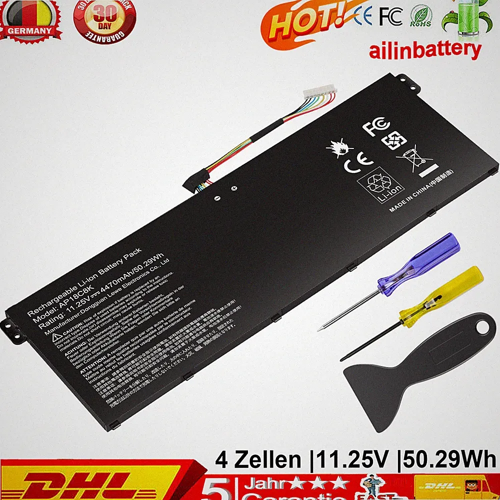 AP18C8K akku für Acer Aspire 5 A514-54 A515-54G Swift 3 SF314-42 SF314-57 11,25V