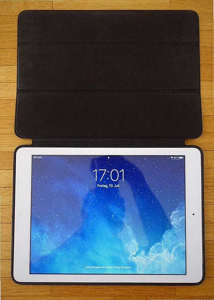Apple iPad Air 1. Gen. 64GB, WLAN + Cellular (O2), 24,64 cm, (9,7 Zoll) - Silber