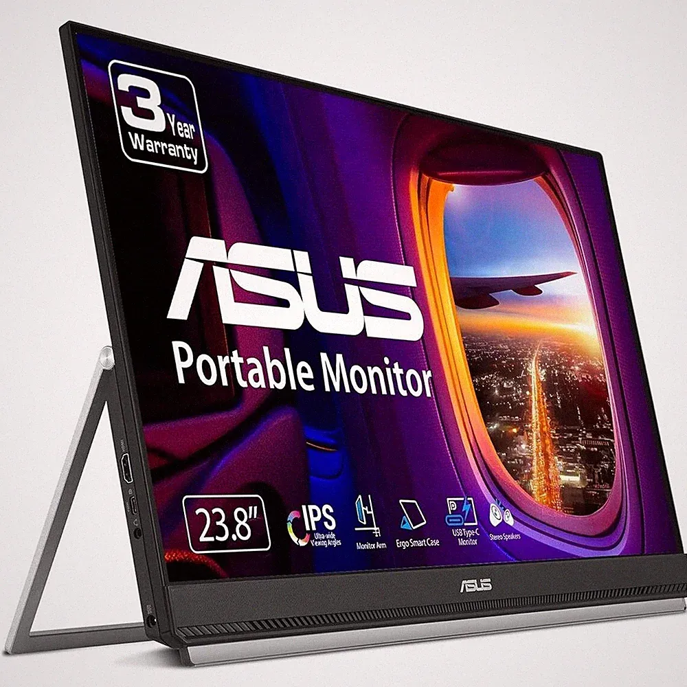 ASUS ZenScreen MB249C 23 8 Zoll FHD IPS 5ms 75Hz FreeSync USB-C 60W PD HDMI Laut