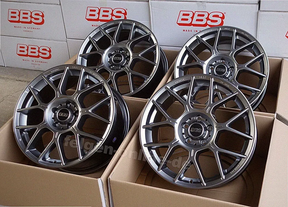 BBS XR Platinum 4x Felgen 8,5x 19 Zoll XR0204 für Tesla Model S mit ABE